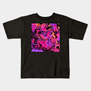 Glitchy Tie Dye Kids T-Shirt